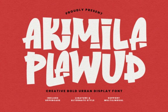 Akimila Plawud Font for Bold Branding