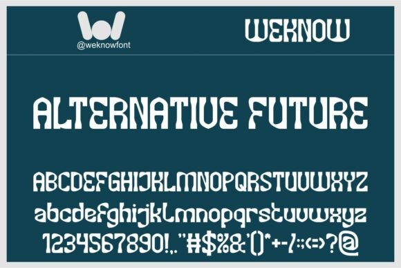 Alternative Future Font