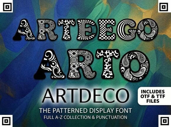 Artdeco Font for Creative Projects
