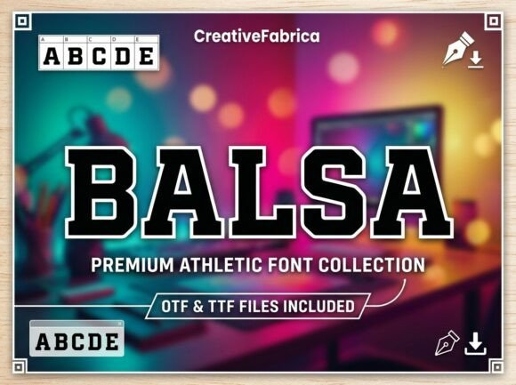 Balsa Font for Business Branding