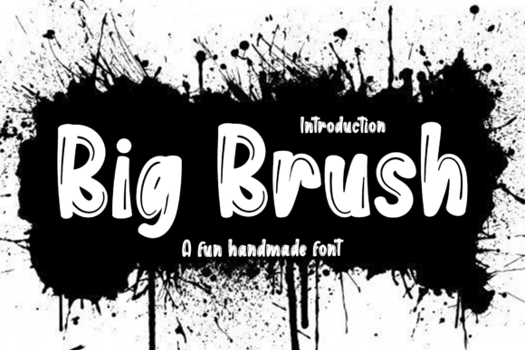 Big Brush Font for Creative Brands