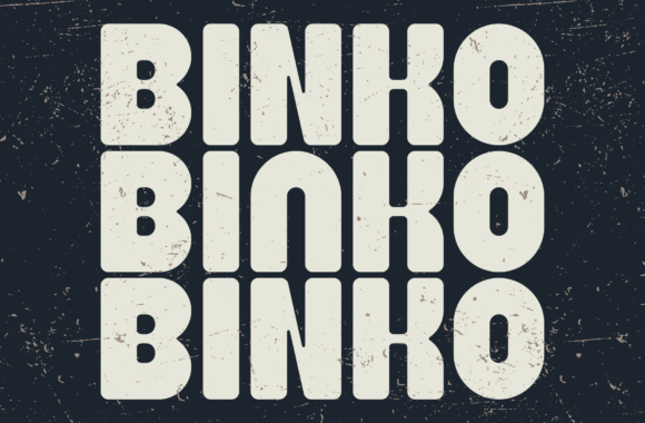 Binko Font: Modern Display with Retro Flair