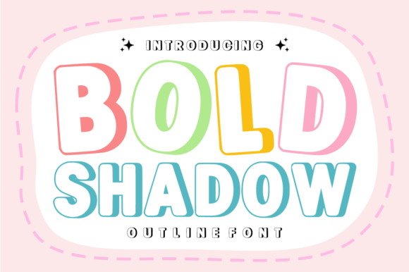 Bold Shadow Font