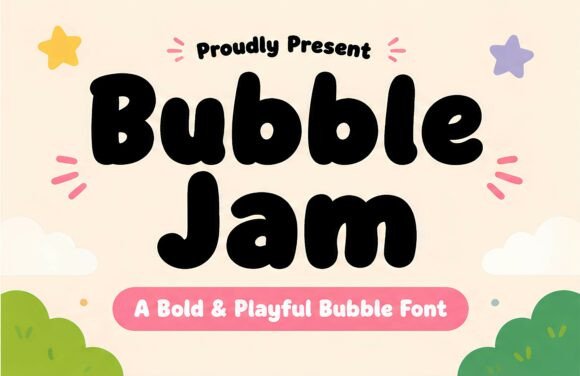 Bubble Jam Font for Creative Design