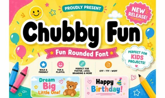 Chubby Fun Font