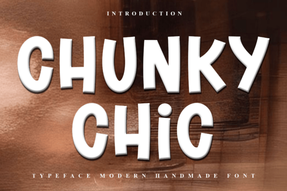 Chunky Chic Font for Festive Designs