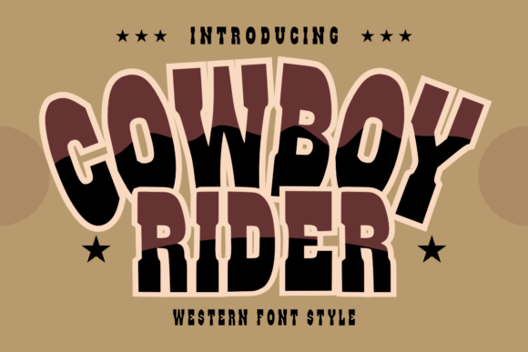 Cowboy Rider Font for Bold Branding