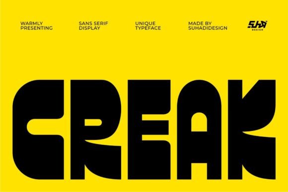 Creak Font: Bold and Unapologetic