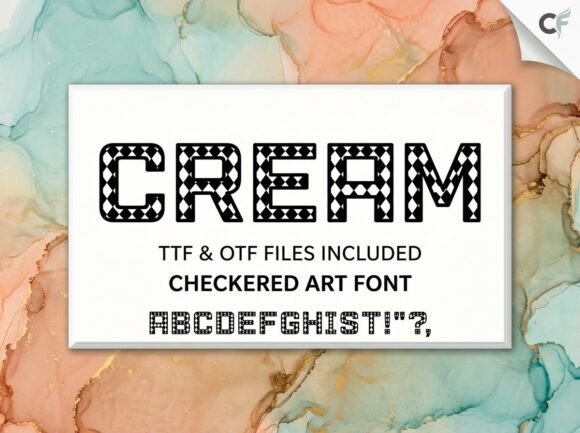 Cream: A Bold Display Typeface