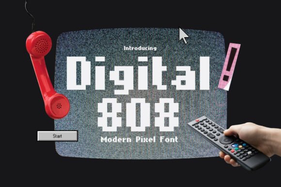 Digital 808 Font Review