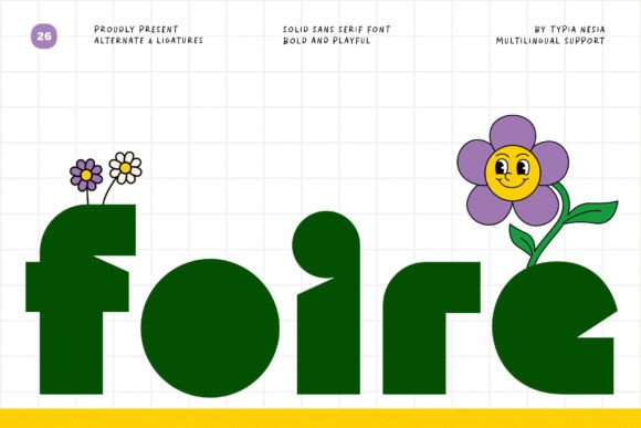 Foire Font for Creative Projects