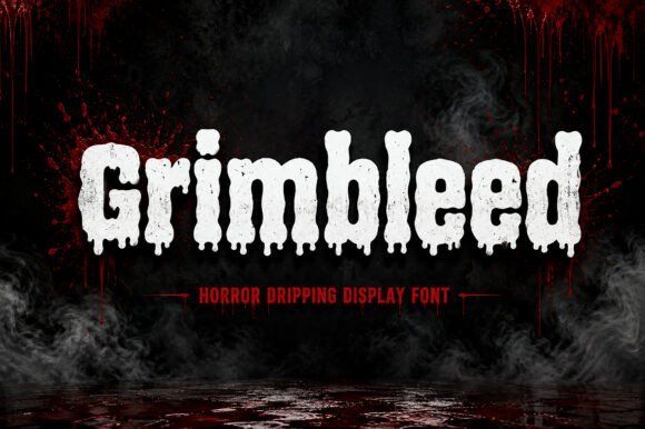 Grimbleed – Horror Display Font