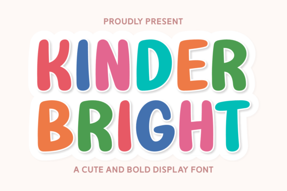 Kinder Bright Font for Creative Web Design