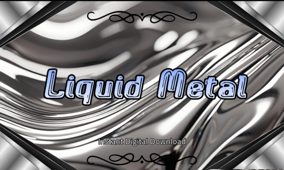 Liquid Metal Font for Bold Branding