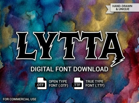 Lytta: A Bold Display Font for Web Design