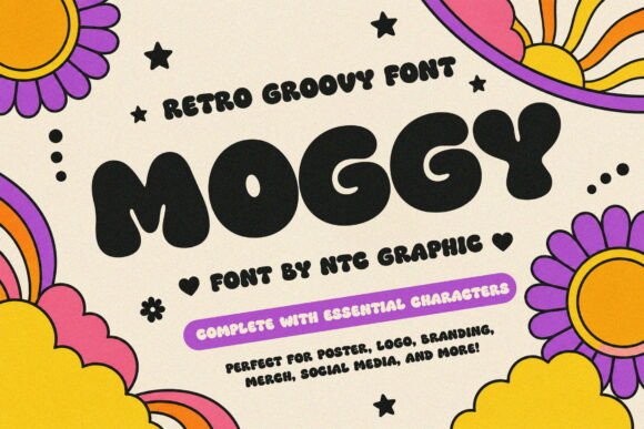 Moggy: A Groovy Display Font
