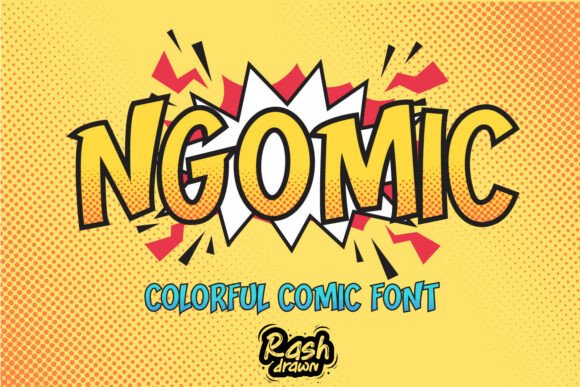 Ngomic Font for Bold Web Design
