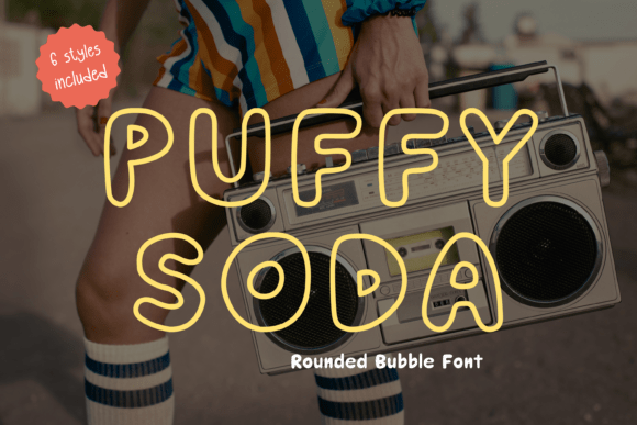 Puffy Soda Font: Playful Typography for Editorial Design