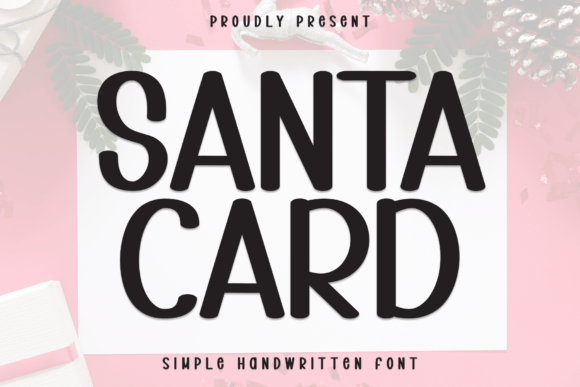 Santa Card Font