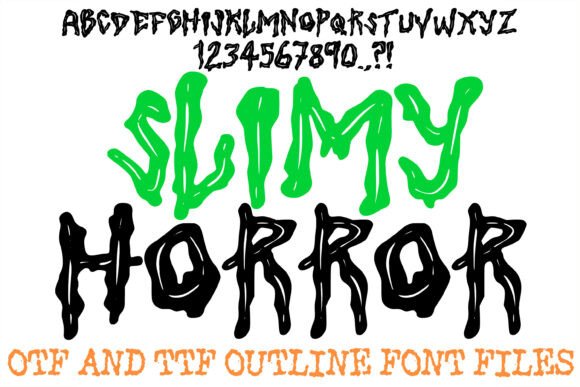 Slimy Horror Font for Bold Branding