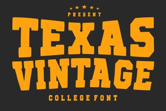 Texas Vintage Font for Creative Projects